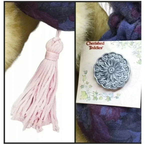 Cherished Teddies “Friendship” Bear – 2000 Vintage 15" Tan Plush Collectible - Picture 9 of 11